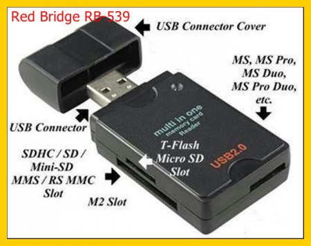 Red Bridge USB Kortläsare  100.-